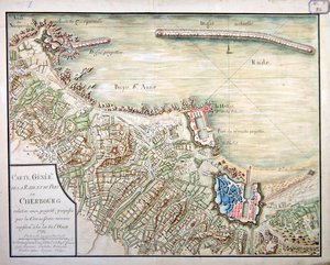 Plan zur Entwicklung des Hafens und Hafens von Cherbourg