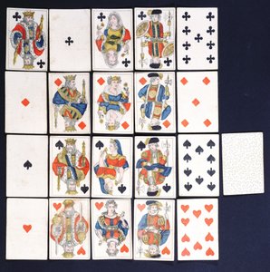 Spielkarten von French School