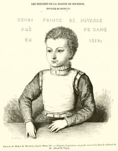 Porträt von Henri de Navarre, später Henri IV. von French School