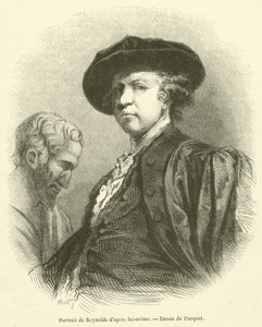 Porträt von Reynolds nach ihm selbst von French School