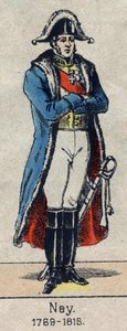 Ganzkörperporträt von Michel Ney (1769-1815), Marschall des Empire, Bild von Epinal aus dem späten 19. Jahrhundert