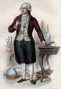 Porträt von Antoine Laurent de Lavoisier (1743-1794), französischer Chemiker