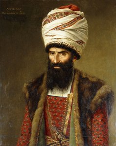 Porträt von Asghar Khan, Botschafter von Persien, 1808 von French School