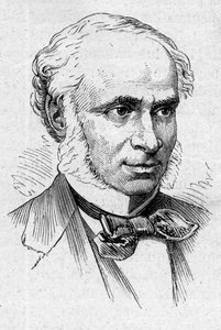 Porträt von Camille Doucet (1812-1895), französischer Dichter, Dramatiker und Akademiker. Gravur in „Le Monde Illustré“ Nr. 883 vom 14. März 1874 von French School