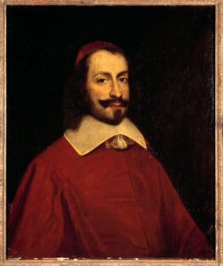 Porträt von Kardinal Jules Mazarin (1602-1661) von French School