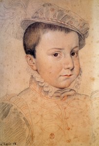 Porträt von Charles IX. als Kind von French School