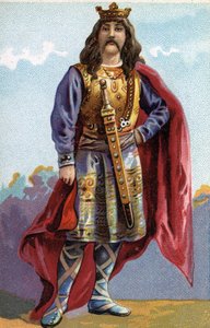 Porträt von Chilperic I., König der Franken von 561 bis 584