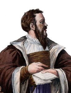 Porträt von Clément Marot (1496-1544), französischer Dichter von French School