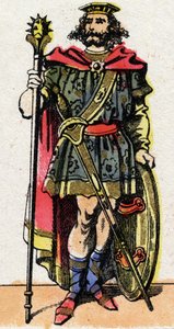 Porträt von Chlothar I., König der Franken von 511 bis 561. von French School