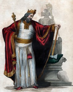 Porträt von Chlodwig I. (466-511), König der Franken von French School