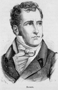 Porträt von Elie Duc de Decazes und Glücksberg (1780 - 1860), französischer Politiker - in „The History of France“ von Henri Martin von French School
