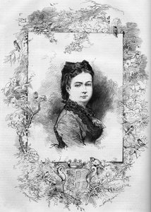 Porträt von Elisabeth von Mac Mahon (geb. Elisabeth de La Croix de Castries). von French School