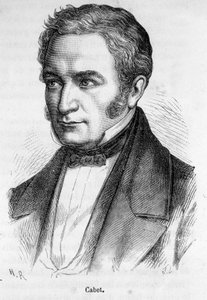 Porträt von Etienne Cabet, französischer Sozialist