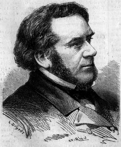 Porträt von Eugene Bethmont (1804-1860), französischer Anwalt und Politiker, ehemaliger Justizminister. Gravur in "Le Monde Illustré" Nr. 156 vom 7. April 1860