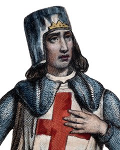 Porträt von Geoffrey von Villehardouin (1150-1228), französischer Historiker und Ritter von French School