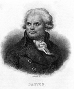 Porträt von Georges Jacques Danton (1759 - 1794) - in „Revolution française“ von Thiers. 19. Jahrhundert