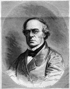 Porträt von Halevy (Jacques Fromental Levy, genannt) (1799-1862), französischer Komponist. Gravur in „Le Monde Illustré“ Nr. 259 vom 29. März von French School