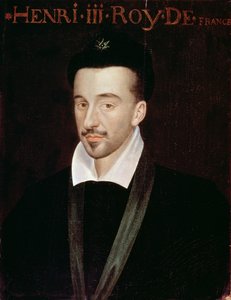 Porträt von Heinrich III (1551-89) von French School
