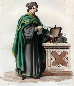 Porträt von Jacques Coeur (1395-1456), französischer Kaufmann von French School