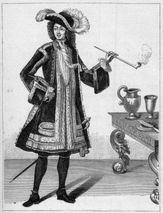 Porträt von Jean Bart (1651-1702), französischer Freibeuter. Gravur in „La Marine et les colonies: commerce“ von French School