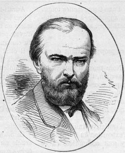 Porträt von Jean Jacques Henner (1829-1905), französischer Maler. Gravur in „Le Monde Illustré“ Nr. 890 vom 2. Mai 1874. von French School