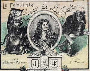 Porträt von Jean de La Fontaine