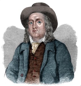 Porträt von Jeremy Bentham (1748-1832), englischer Philosoph, Ökonom und Jurist von French School
