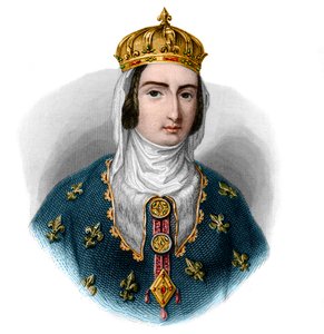 Porträt von Johanna I. von Navarra (1273-1305), Königin von Navarra und Frankreich von French School
