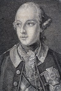 Porträt von Joseph II., König von Deutschland ab 1764 und Heiliger Römischer Kaiser ab 1765 von French School