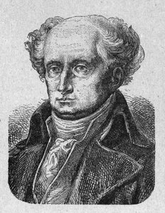 Porträt von Joseph Jérôme Siméon (1749-1842), französischer Anwalt und Politiker. Gravur von 1889. Private Sammlung. von French School