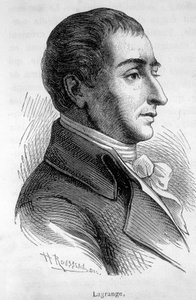 Porträt von Joseph Louis, Graf von Lagrange (1736-1813), französischer Mathematiker - in „L