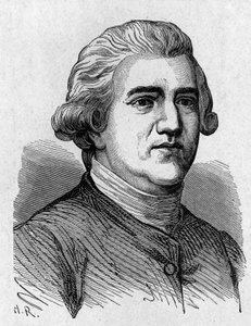 Porträt von Josiah Wedgwood (1730 - 1795), britischer Künstler und Industrieller - in „Album der Wissenschaft; berühmte Gelehrte; Große Entdeckungen“ 1896 von French School