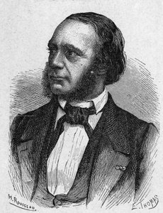 Porträt von Louis Breguet (1804 - 1883), Uhrmacher und Erfinder von Telegrafieapparaten - im „Album der Wissenschaft; berühmte Wissenschaftler; Große Entdeckungen“ 1896