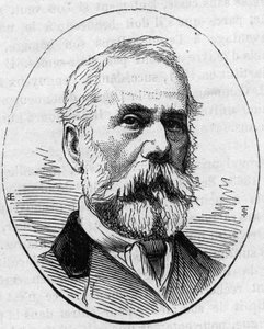 Porträt von Louis Francois, französischer Graveur. Gravur in „Le Monde Illustré“ Nr. 890 vom 2. Mai 1874