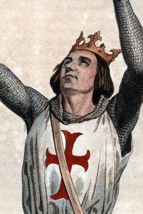 Porträt von Ludwig IX. von Frankreich (Saint Louis) (1214-1270), König von Frankreich von French School