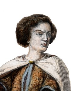 Porträt von Peter Abaelard (Pierre Abailard) (Pierre Abeilard) (1079-1142), französischer scholastischer Philosoph, Theologe und Logiker von French School