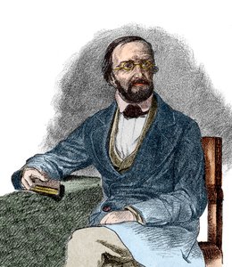 Porträt von Peter Gustav Dirichlet (1805-1859), deutscher Mathematiker. 19. Jahrhundert.