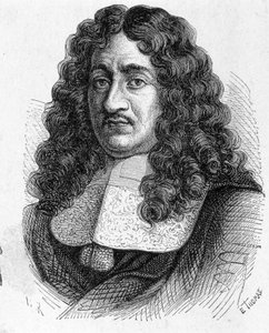 Porträt von Pierre Paul de Riquet (1604 - 1680), französischer Ingenieur, der den Canal du Midi baute - in „Album der Wissenschaft; berühmte Wissenschaftler; Große Entdeckungen“ 1896 von French School
