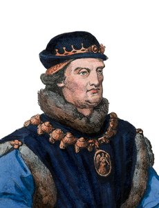 Porträt von Rene von Anjou von French School