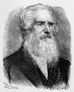 Porträt von Samuel Morse (1791 - 1872), amerikanischer Maler und Physiker - in „Album der Wissenschaft; berühmte Wissenschaftler; Große Entdeckungen“ 1896. von French School