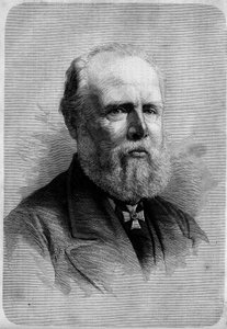 Porträt von Wilhelm III. (1817-1890), König der Niederlande. Gravur in „Le Monde Illustré“ Nr. 1139 vom 25. Januar von French School