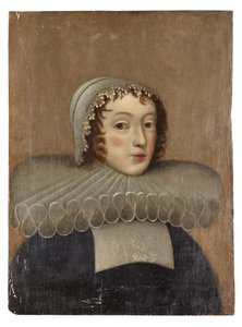 Porträt einer Dame mit Halskrause von French School