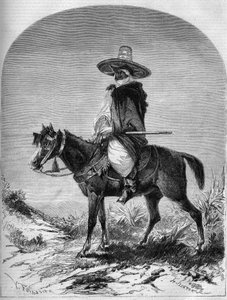 Porträt eines arabischen Reiters von der Grenze Marokkos von French School