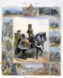 Porträt eines Reitlehrers in „Bildergeschichte des alten und modernen Reitens“ von Charles Aubry