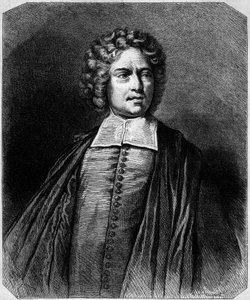 Porträt des Abtes von Saint Peter (Charles Irenee Castel de Saint-Pierre) von French School