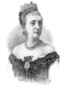 Porträt der Gräfin von Paris, Marie-Isabelle (Marie-Isabelle) d