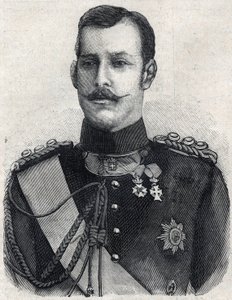 Porträt des Kronprinzen von Griechenland (der später Georg I. von Griechenland wurde)