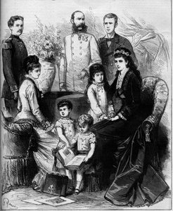 Porträt der kaiserlichen Familie von Österreich von French School
