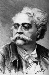 Porträt des Malers und Bildhauers Albert Ernest Carrier-Belleuse (1824-1887), in „Le Monde Illustré“ 1887 von French School