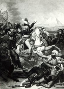 Darstellung Napoleons als siegreicher Held in Ägypten